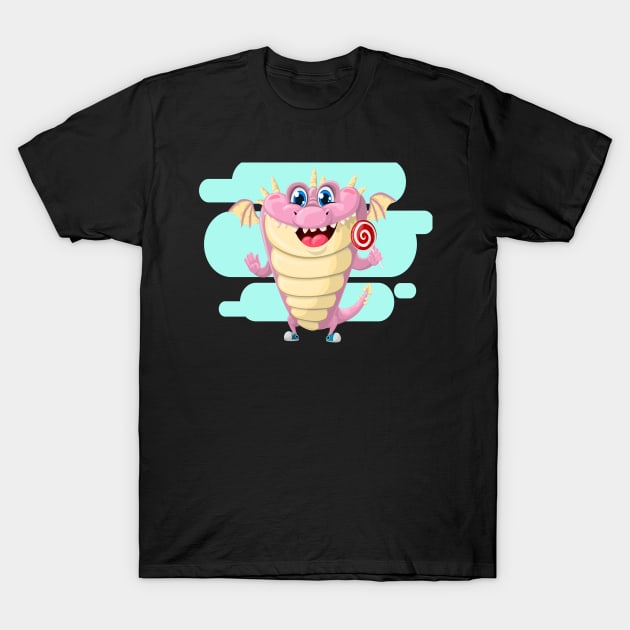 Dragon with Candy T-Shirt by PatrioTEEism